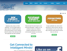 Tablet Screenshot of intelligentmindsdc.com